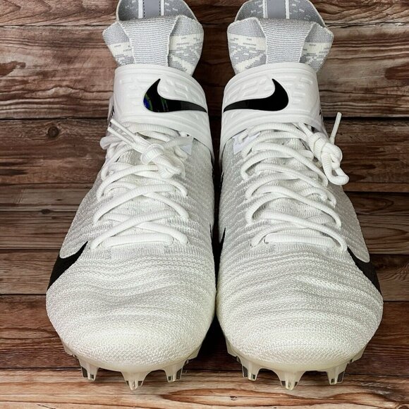 Nike Alpha Menace Elite 2 White Football Cleats Men\'s Size 11.5 WIDE BV3298-100 main image 6